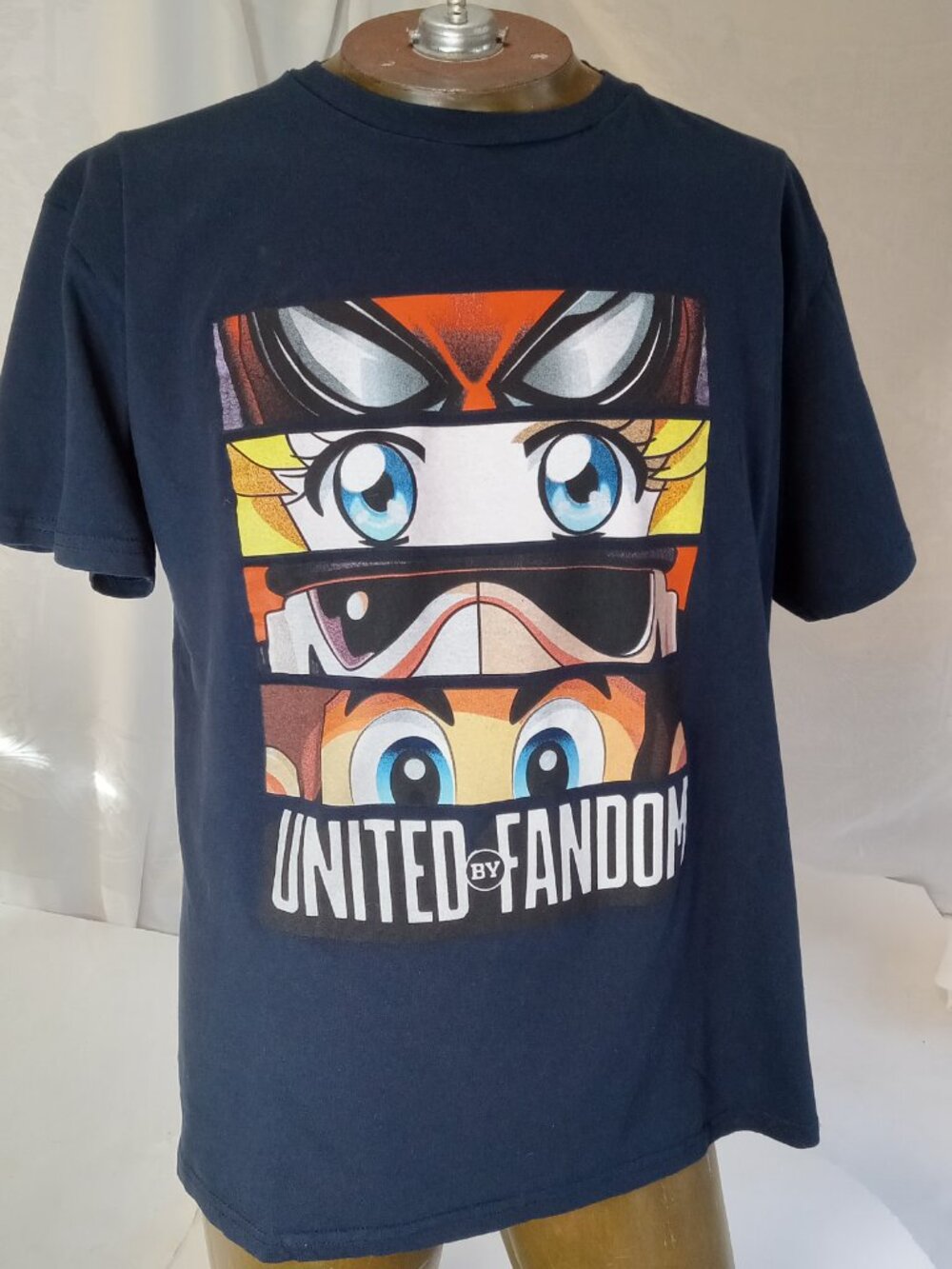 2025 Exclusive United By Fandom VIP T-Shirt FanExpo Large Black 2025 Sz L